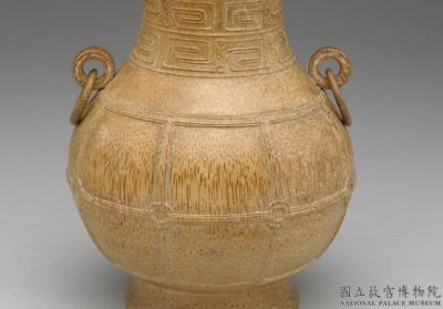 图片[3]-Bamboo hu vessel with an antiquarian corded pattern. 18th century, Qing dynasty.-China Archive